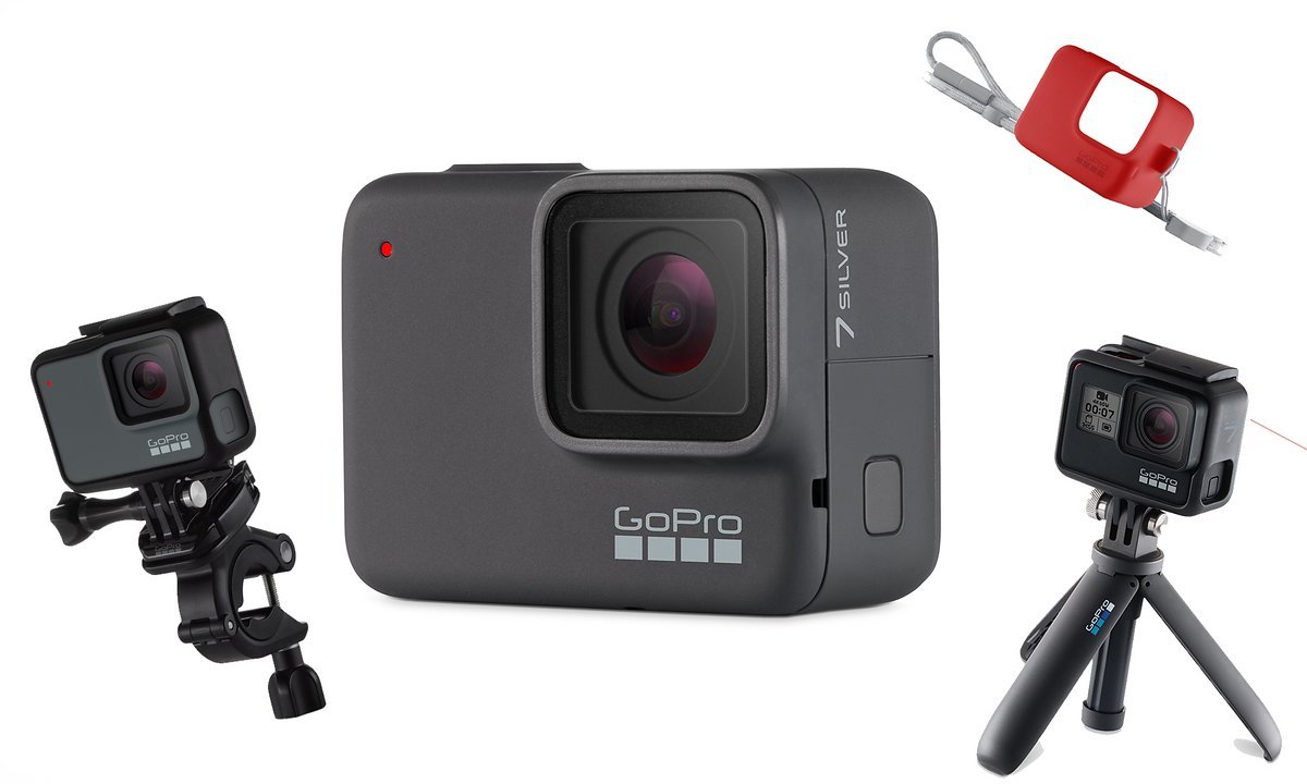 Der zweite Platz erhält eine GoPro HERO7 Silver inklusive Shorty, Lenkerhalterung, Shorty und Hülle Der zweite Platz erhält eine GoPro HERO7 Silver inklusive Shorty, Lenkerhalterung, Shorty und Hülle
