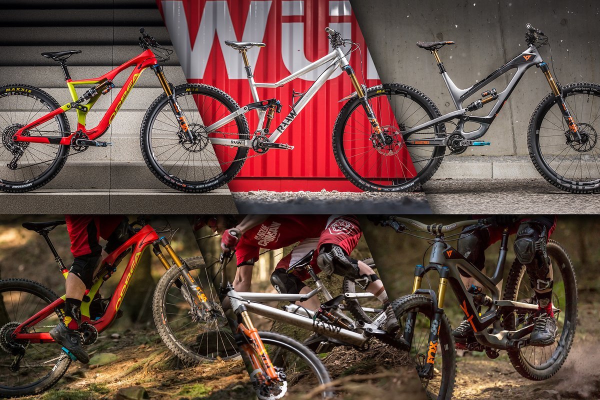 Mit dem Raaw Madonna, dem Orbea Rallon und dem YT Capra CF haben wir drei der spannendsten Long Travel-29er gegeneinander ins Rennen geschickt Mit dem Raaw Madonna, dem Orbea Rallon und dem YT Capra CF haben wir drei der spannendsten Long Travel-29er gegeneinander ins Rennen geschickt