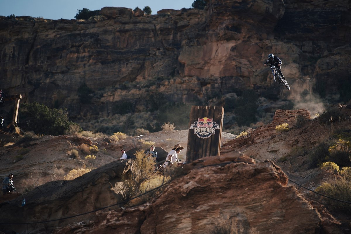 Reed Boggs sprang nach eigener Aussage noch nie so einen hohen Drop wie im Training bei dieser Rampage Reed Boggs sprang nach eigener Aussage noch nie so einen hohen Drop wie im Training bei dieser Rampage