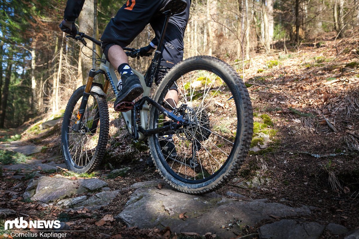 Bergauf macht das Radon Slide Trail eine neutrale Figur Bergauf macht das Radon Slide Trail eine neutrale Figur