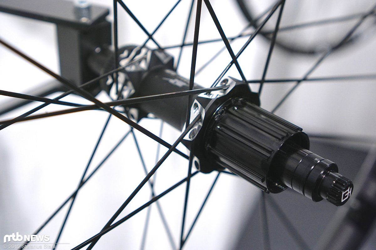 Der Laufradsatz kommt mit XD- und Shimano-Freilaufkörper Der Laufradsatz kommt mit XD- und Shimano-Freilaufkörper