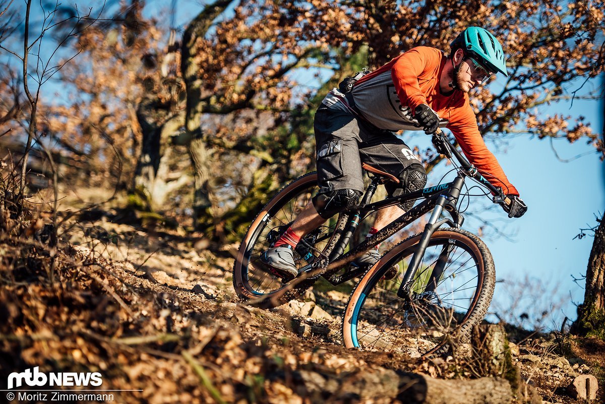Von allen Trail-Hardtails in unserem Vergleichstest vermittelt das NS Bikes Eccentric am meisten Feedback vom Untergrund Von allen Trail-Hardtails in unserem Vergleichstest vermittelt das NS Bikes Eccentric am meisten Feedback vom Untergrund