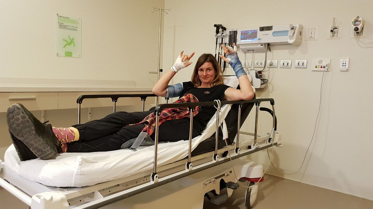 Montag stand ein Spital-Check mit Röntgen für Anita an Montag stand ein Spital-Check mit Röntgen für Anita an