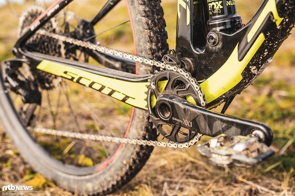 Die SRAM XX1 Eagle-Schaltgruppe hat auch an diesem Dauertest-Bike wieder überzeugen können Die SRAM XX1 Eagle-Schaltgruppe hat auch an diesem Dauertest-Bike wieder überzeugen können