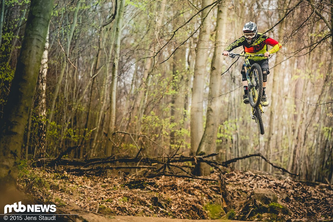 Wo manche zum Downhillrad greifen würden, macht das Rocky ebenfalls eine gute Figur...