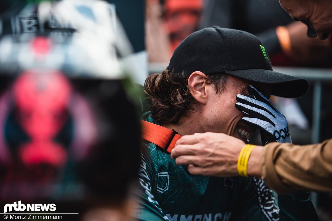 Für Amaury Pierron war das Finale sehr emotional