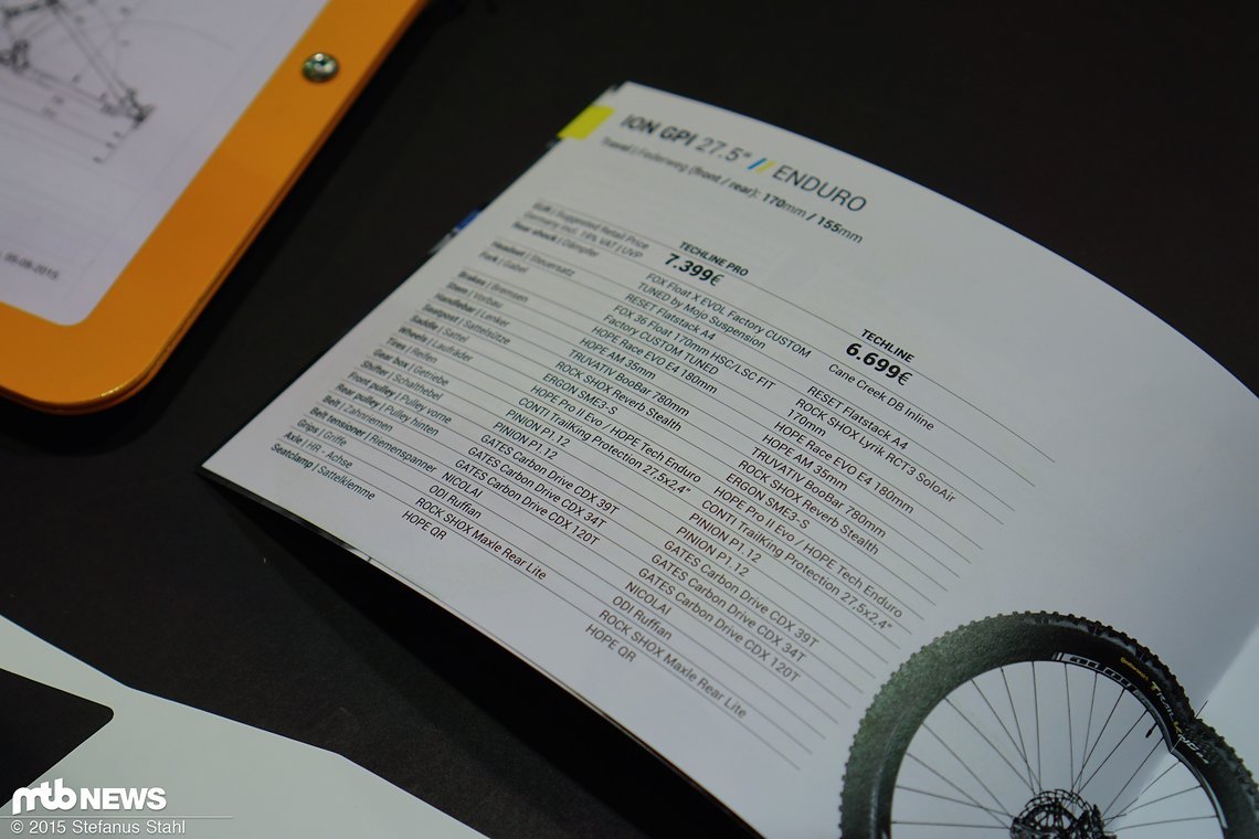 Das ION GPI gibt's jetzt auch als Komplettbike