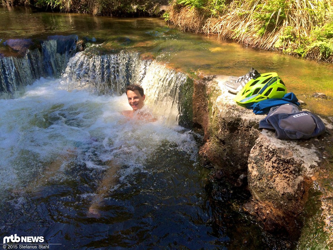 Wäre das Wasser auch nur ein bisschen kälter als 36°C