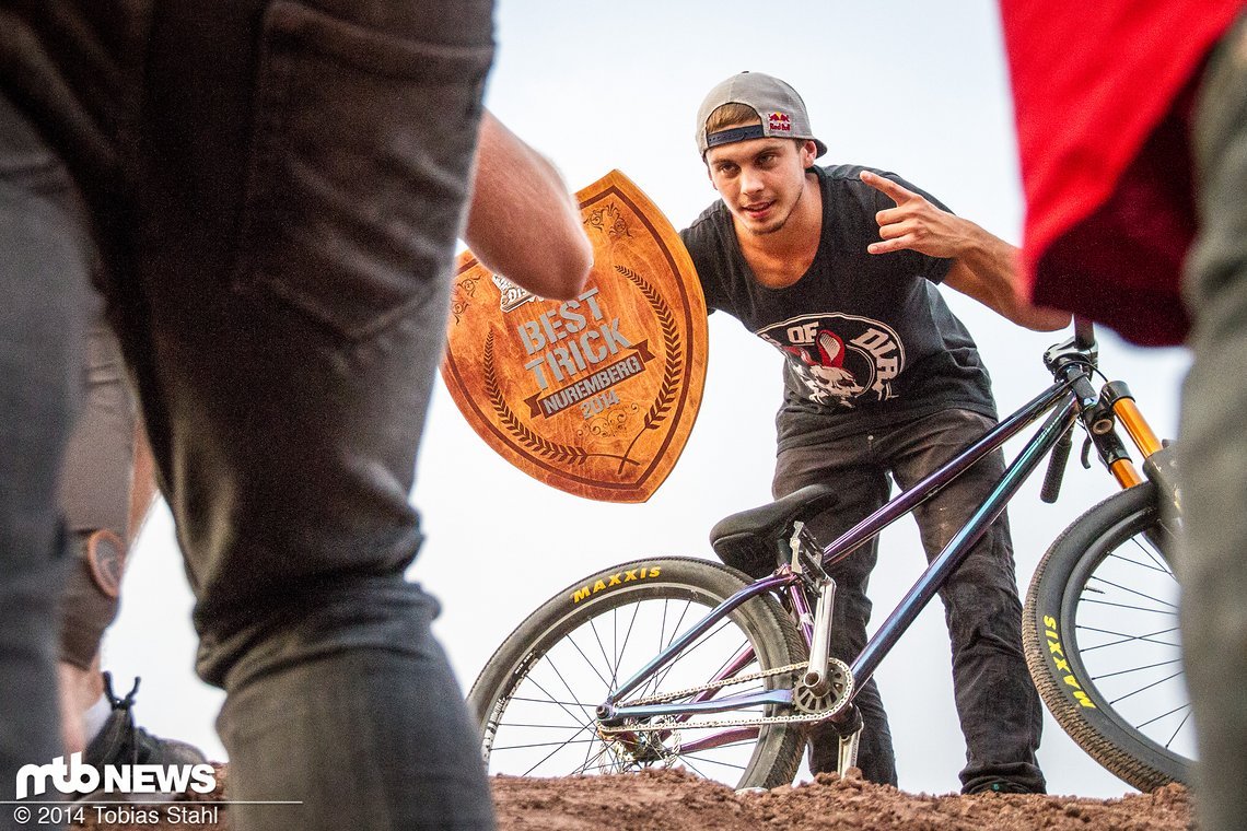 Der Weg zum Sieg beim Best Trick Contest führt für Godziek über einen Tsunami Flip