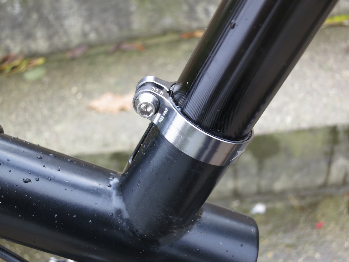5,8 g für eine Sattelklemme aus Aluminium