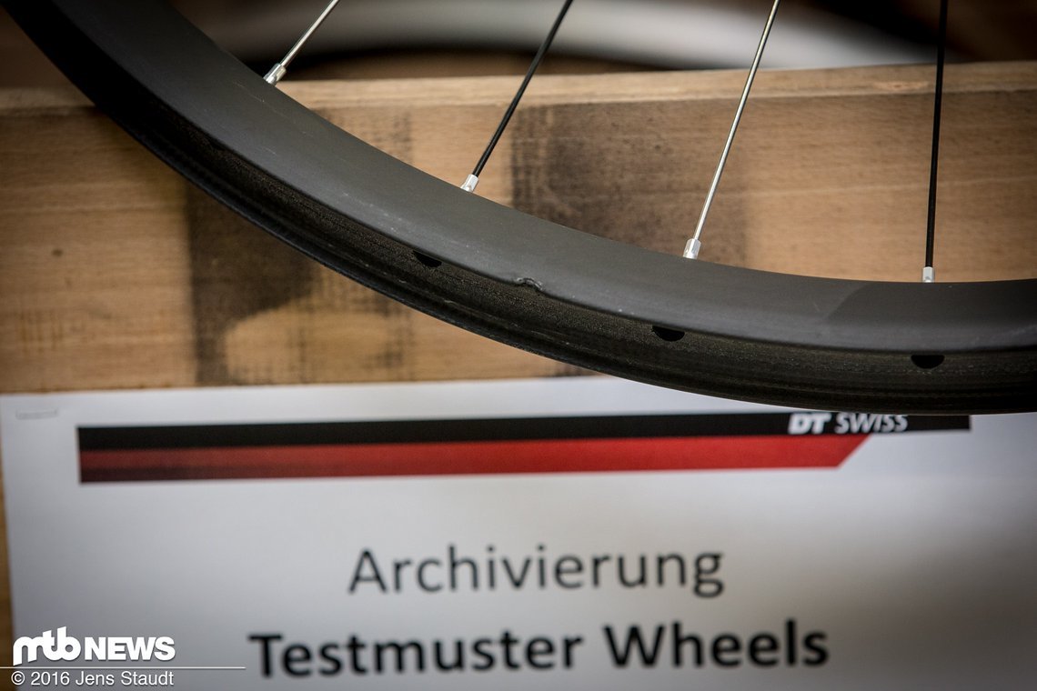 Auch in Tests zerstörte Testmuster werden zu Archivierungszwecken aufgehoben