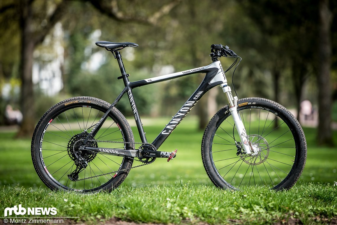 Unser Testbike: ein 2013er (!) Hardtail (!!) mit 26"-Laufrädern (!!!)