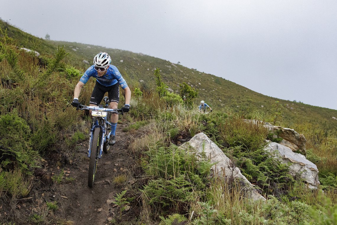 Samuele PORRO during Stage 6 of the 2025 Absa Cape Epic Mountain Bike stage race held at Lourensford Wine Estate, Somerset West, Cape Town, South Africa on the 22nd March 2025. Photo by Nick Muzik/Cape Epic
PLEASE ENSURE THE APPROPRIATE CREDIT IS GIV