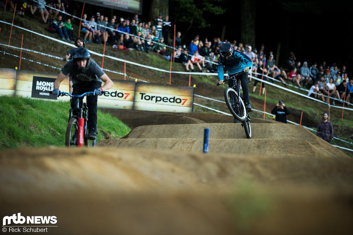Der Newcomer Reed Boggs im Kampf gegen Jakub Vencl
