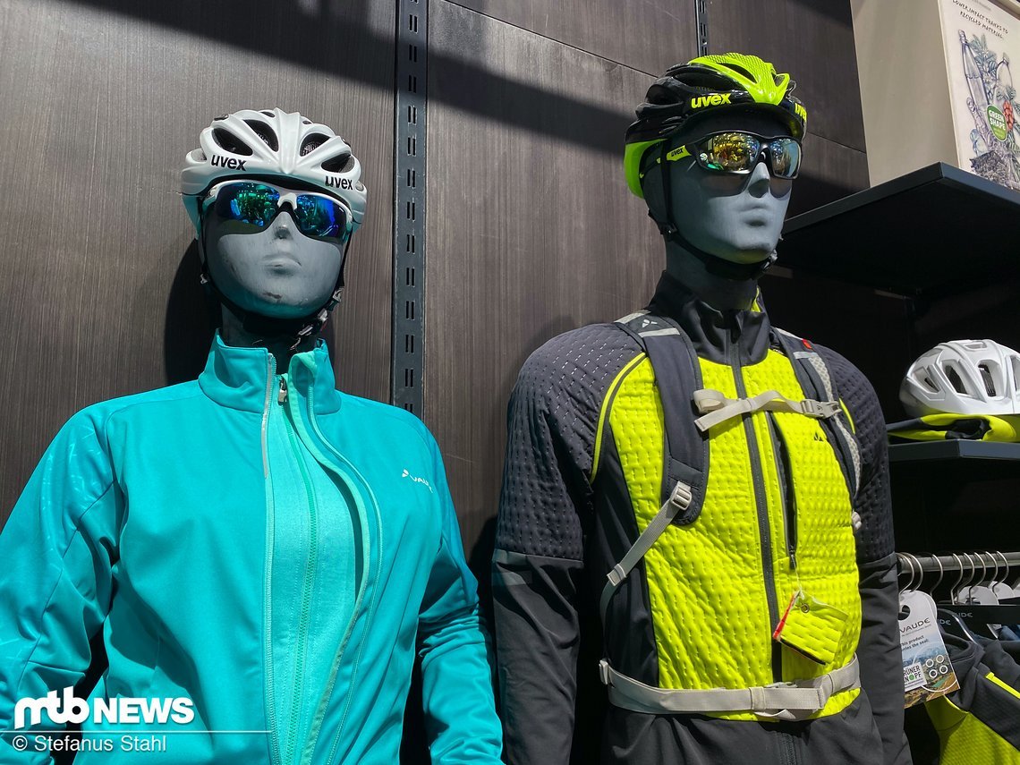 Am Vaude Stand gab es wieder viel Green Shape-zertifizierte Mode zu sehen