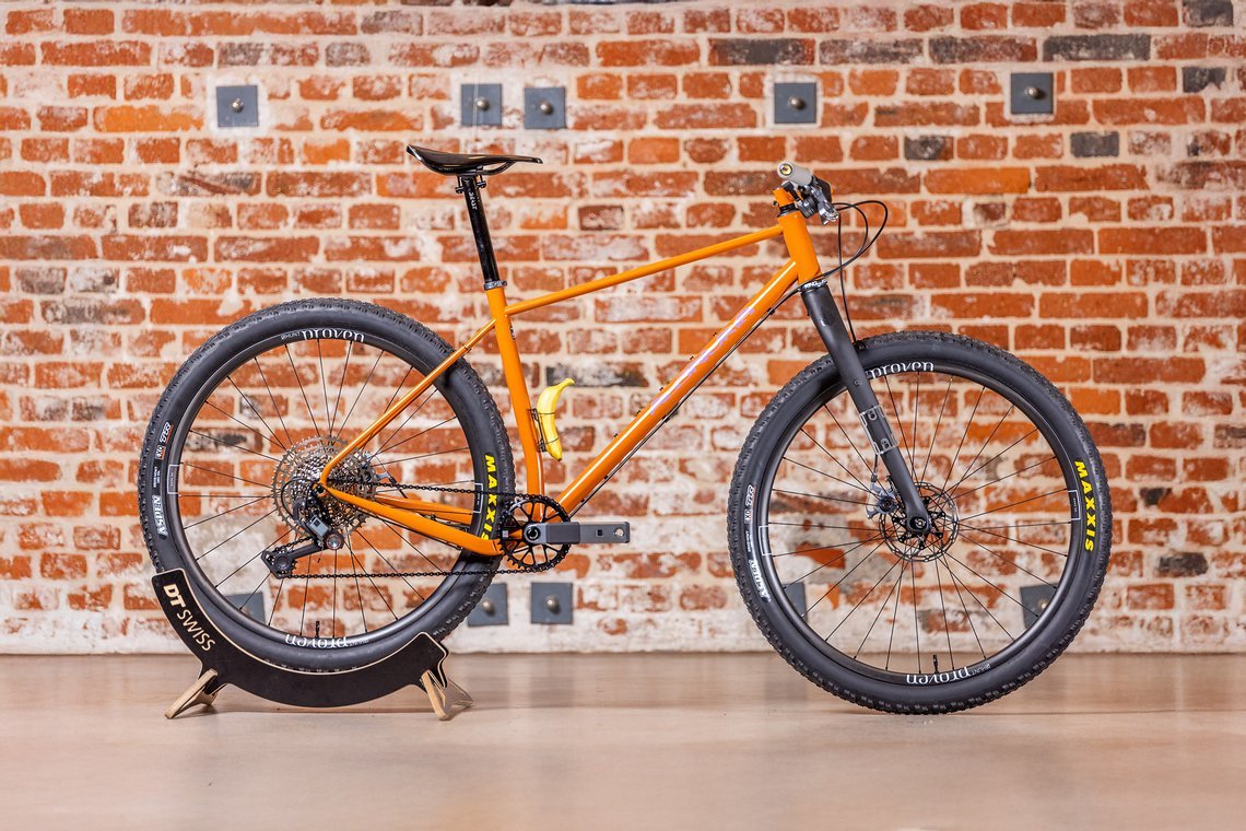 In diesem Aufbau bringt der Alonukis Frameworks Prototyp 10,3 kg auf die Waage.