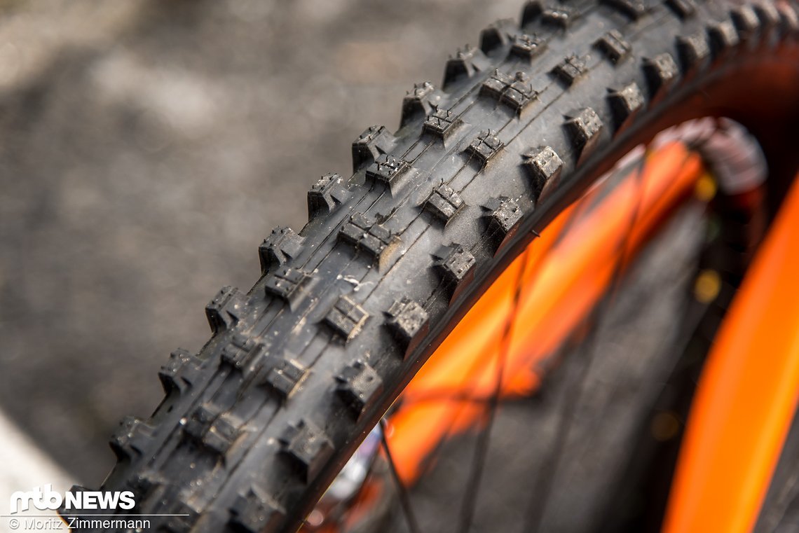 Am liebsten ist Connor Fearon auf dem Maxxis Shorty unterwegs