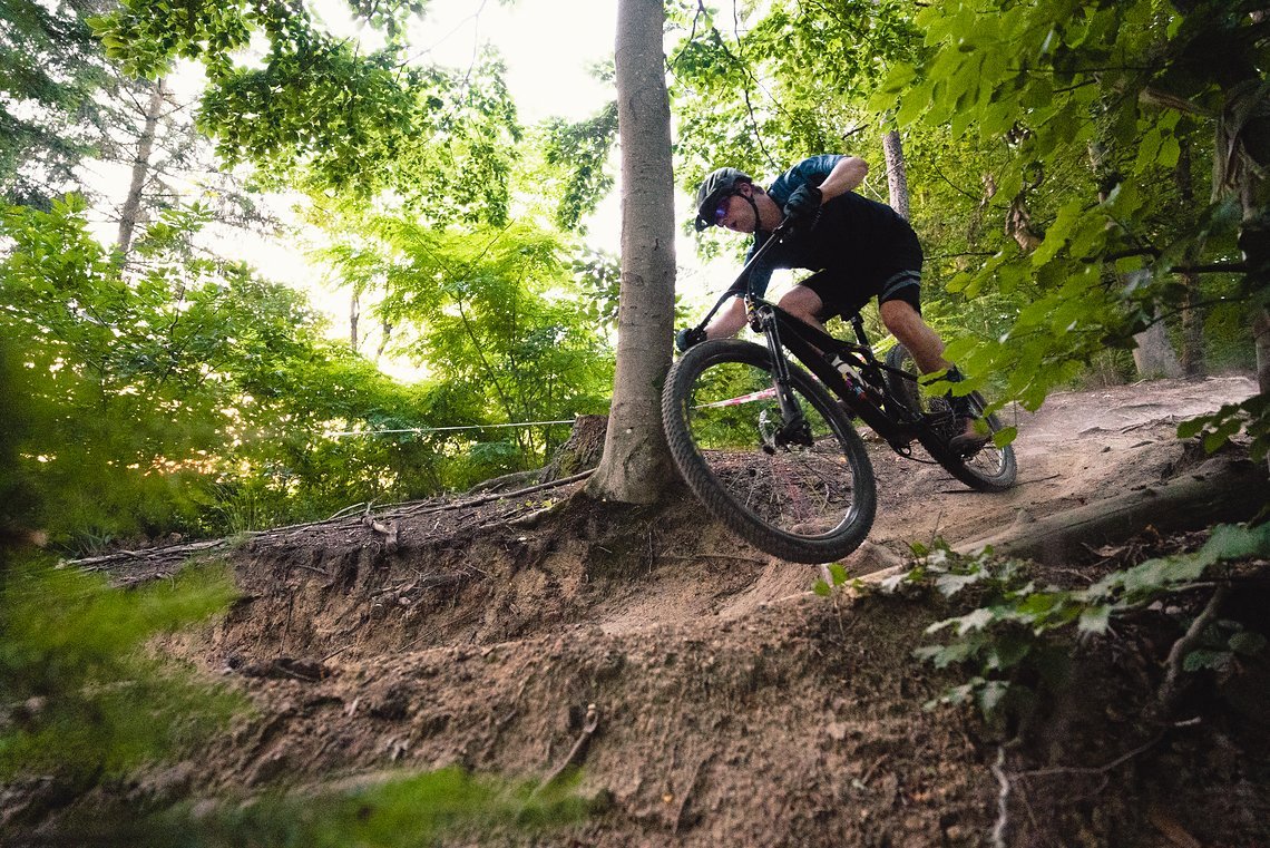 Doch auch auf den anspruchsvollen Trails rund um Freiburg ...
