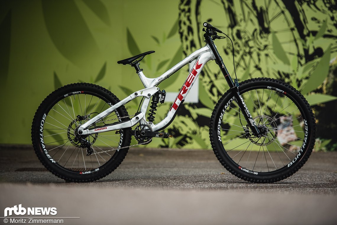 In Maribor konnte Loris Vergier auf einem brandneuen und knallgrünen Trek Session gewinnen