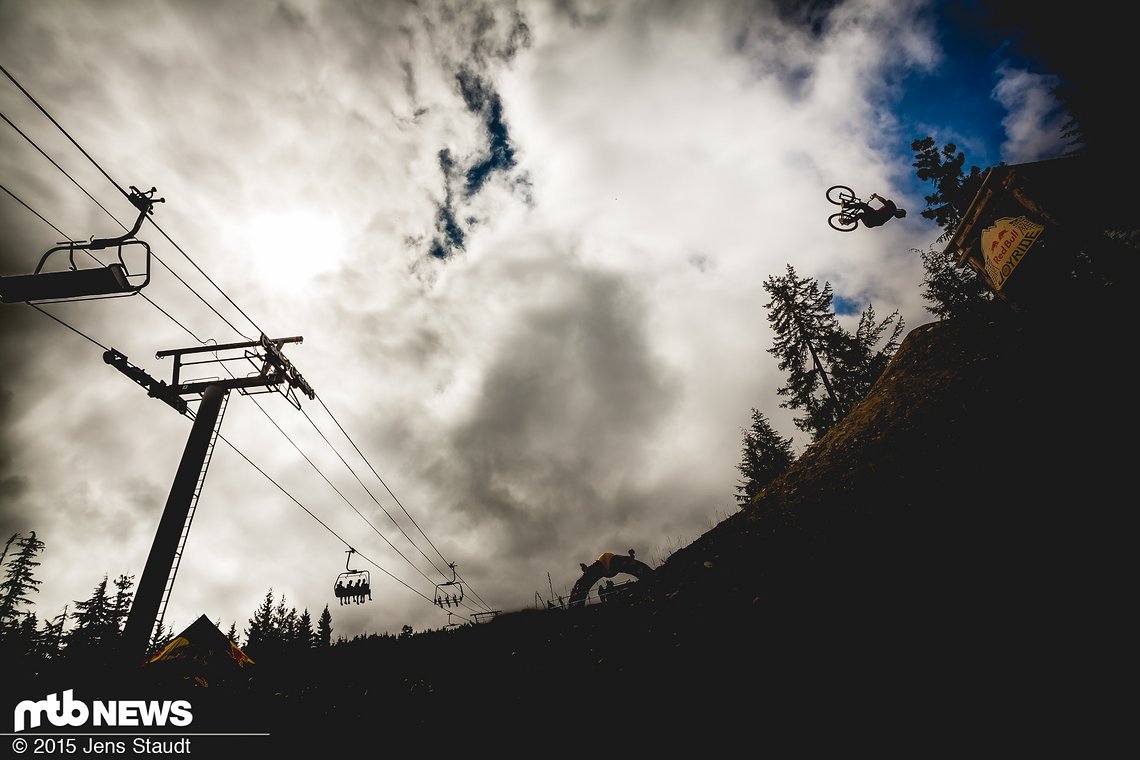 Backflip von Einstiegsdrop