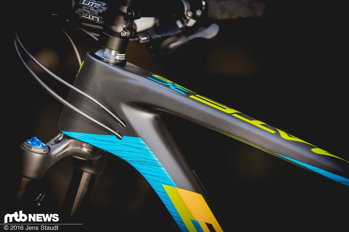 ... innenverlegte Kabel: Das BH Bikes Ultimate sieht sehr aufgeräumt aus.