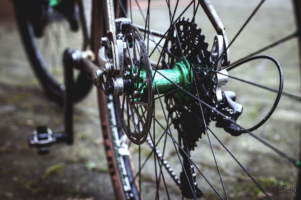 Die Bremsanlage, 160 mm SRAM Force