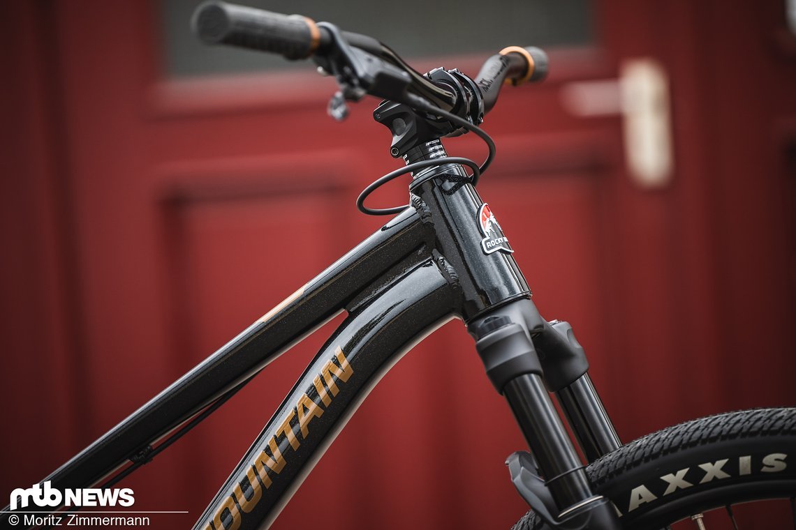 Selbstverständlich wird das Alu-Bike ausschließlich mit Hinterrad-Bremse ausgeliefert.