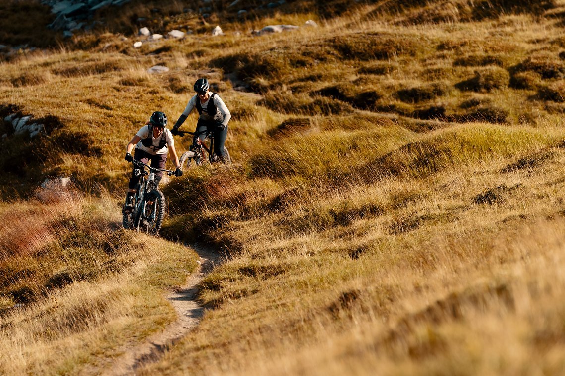 Eine Vielzahl an Trails, Bikeparkstrecken und Wanderwege, die ebenfalls befahren werden dürfen.