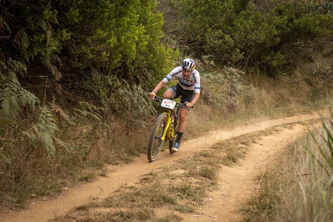 Andri Frischknecht from Scott-SRAM MTB-Racing during the Prologue of the 2019 Absa Cape Epic Mountain Bike stage race held at the University of Cape Town in Cape Town, South Africa on the 17th March 2019.

Photo by Xavier Briel/Cape Epic

PLEASE 