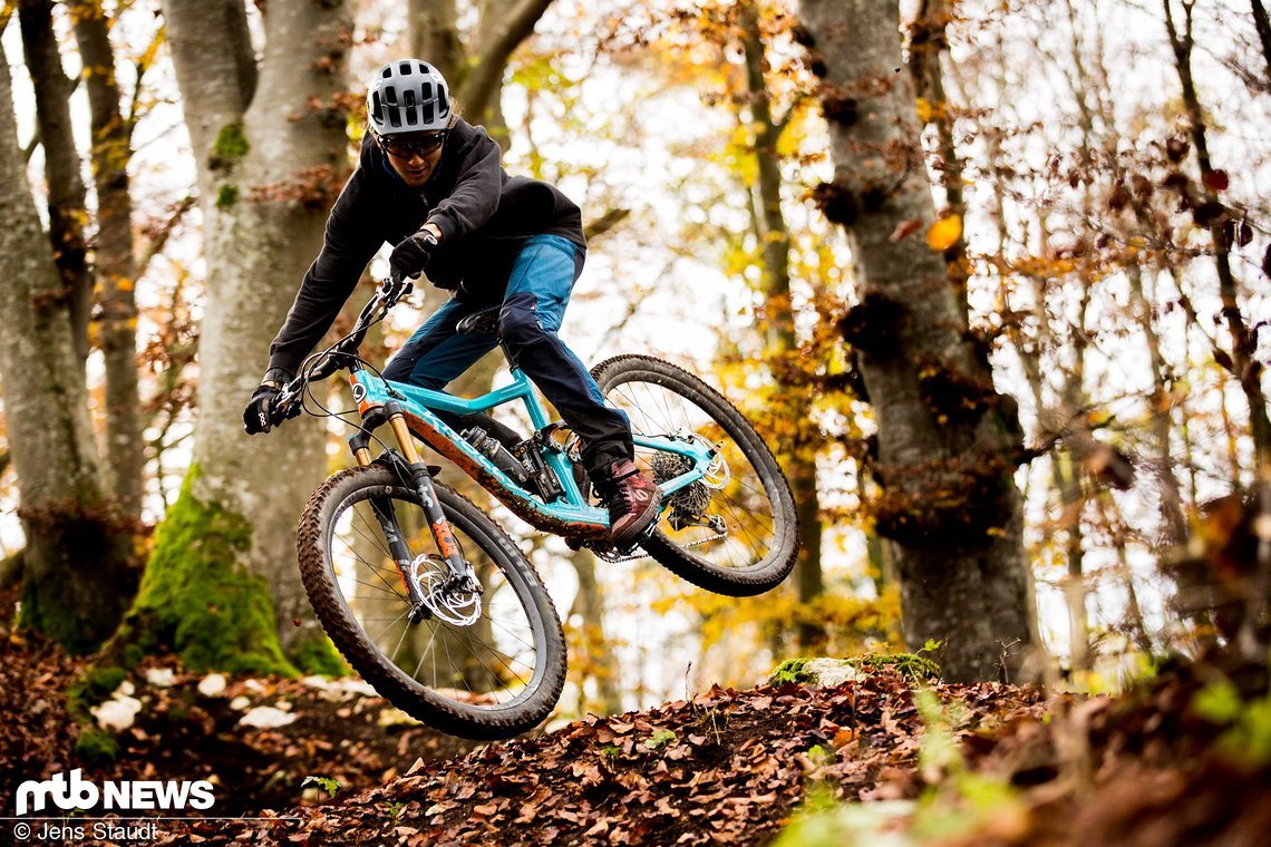 Trails mit Möglichkeiten zum Abziehen und aktiv Fahren sind genau richtig für das Fugitive