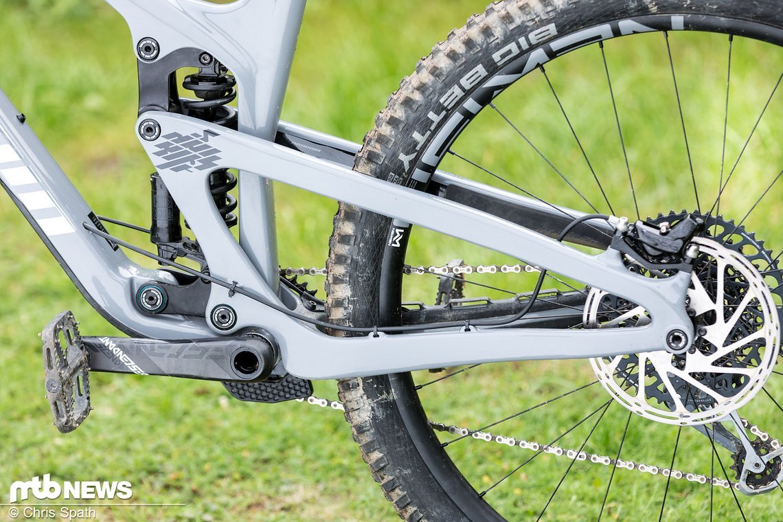 Herzstück – der Pro10-Hinterbau am Propain Spindrift CF