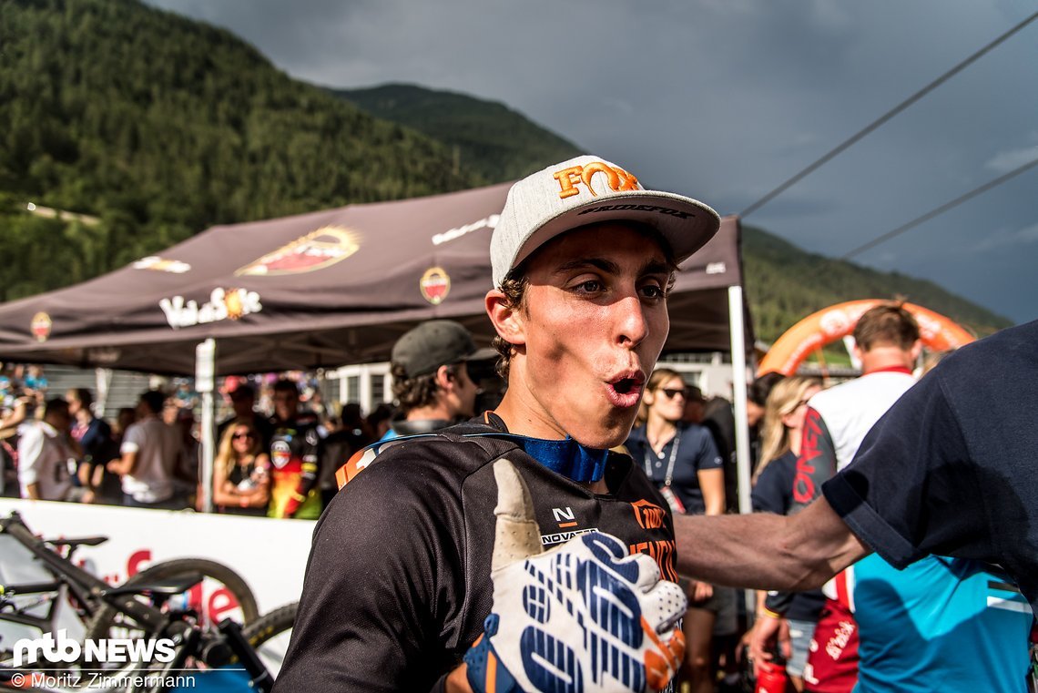 Oh la la! Trés bien! Amaury Pierron beendet das Rennen sensationell auf Platz 2