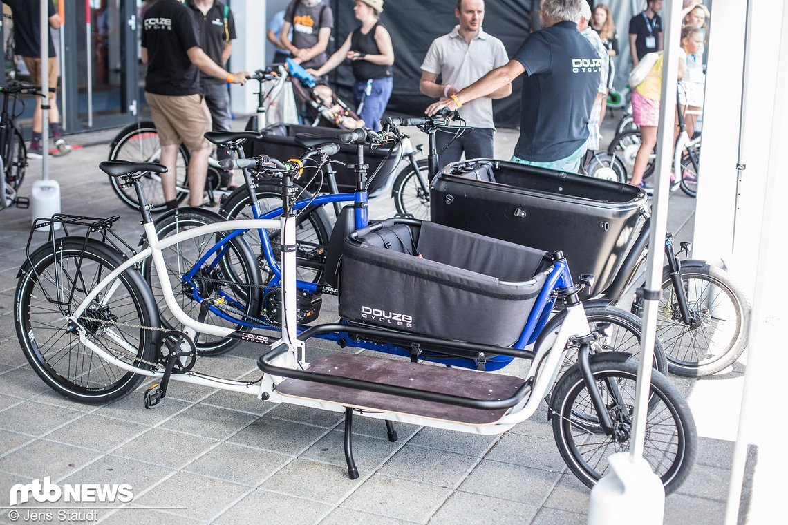Immer mehr Lastenräder sind auf der Eurobike zu finden