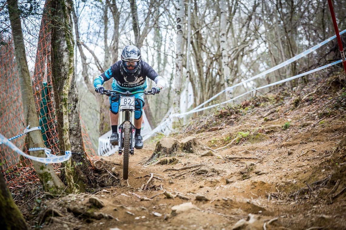 Stefan in seinem Quali-Lauf, hier war er noch gut auf Kurs - die Zwischenzeit sagte Top 40... im Ziel war es dann leider 81... Finale somit gerade verpasst