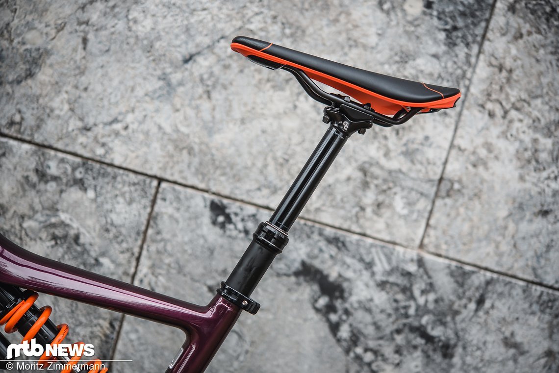 Die hauseigene OC MC20 Mountain Control Dropper bietet einen Verstellweg von 150 mm.