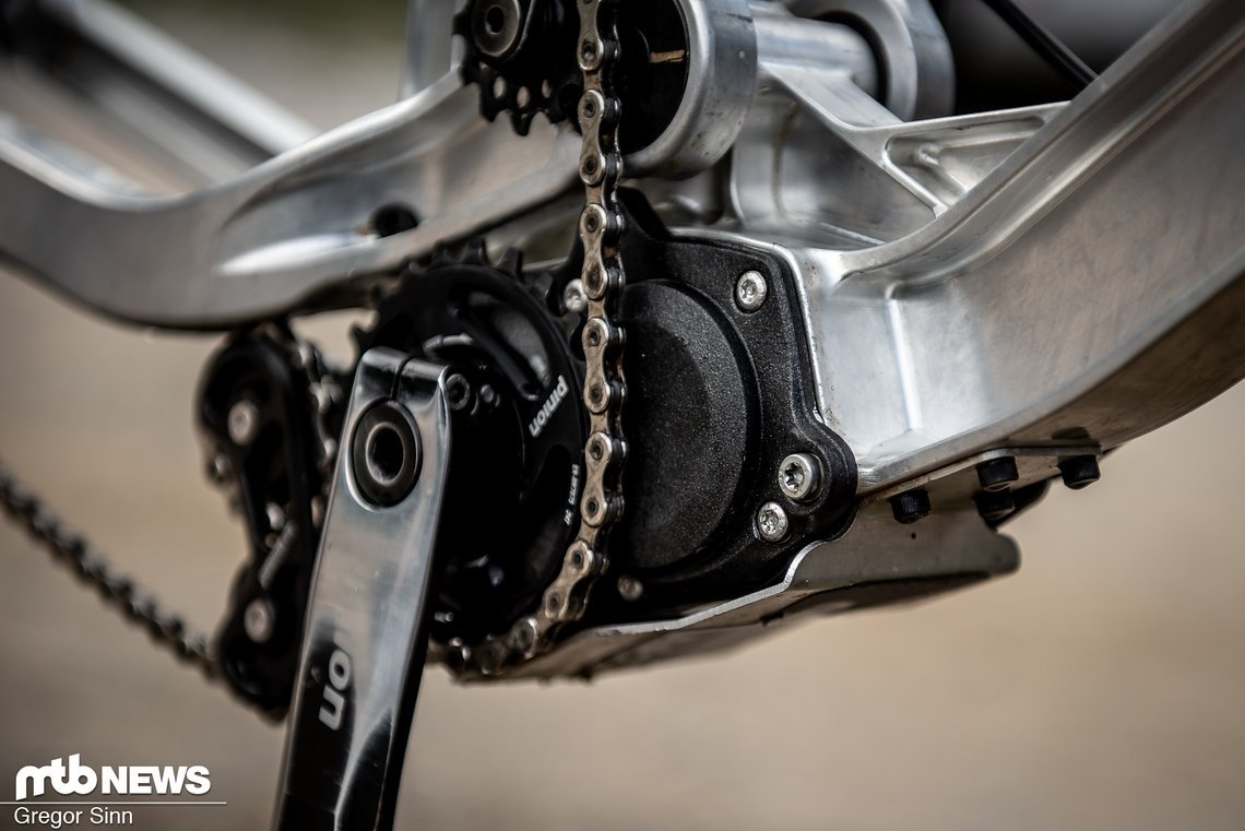 … und Pinion-Getriebe. Alles am Start!
