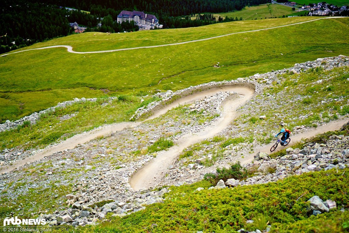 Catch the Time auf dem WM Flowtrail