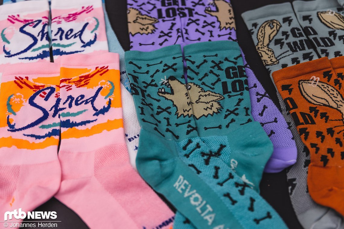Die passenden Socken gab's dazu.