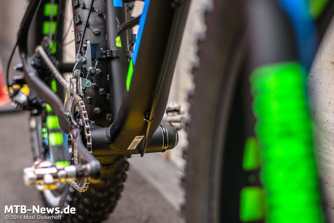 e-thirteen TRS Double Kurbel, SRAM X7 Schaltwerk und Umwerfer