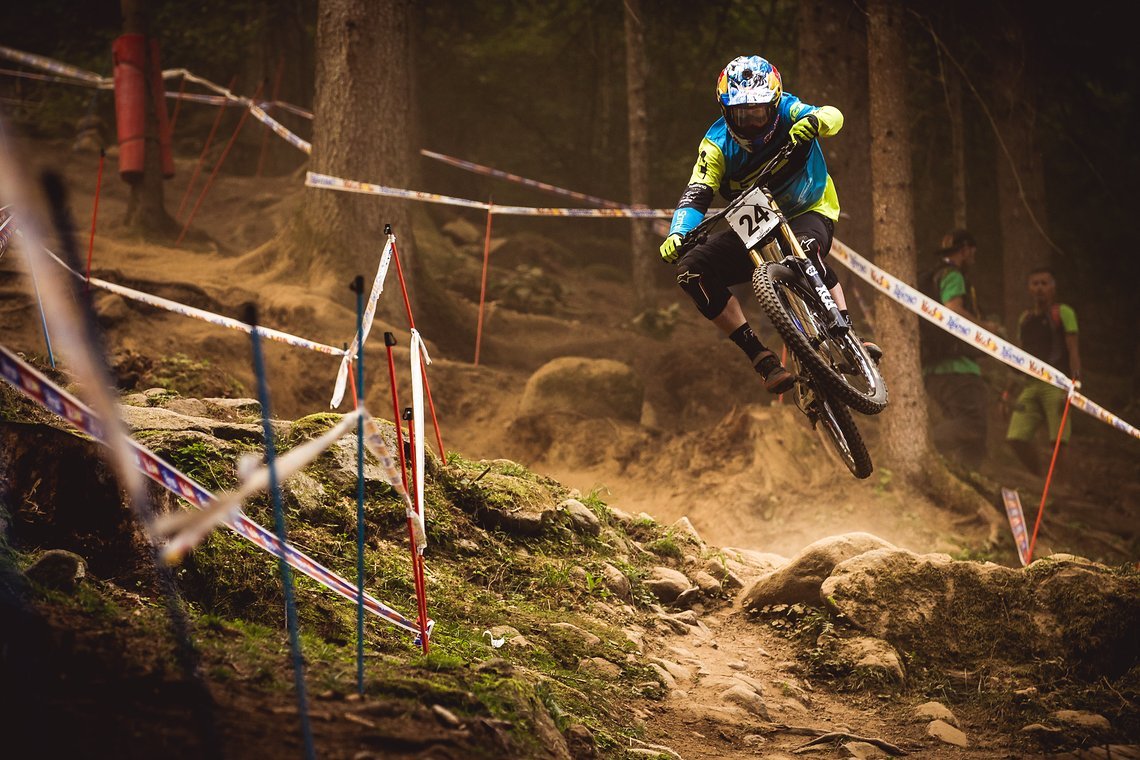 Brook MacDonald, sonst für seine rabiate Fahrweise bekannt, war hier äußerst flüssig unterwegs und sicherte sich Platz 12 im Seeding.