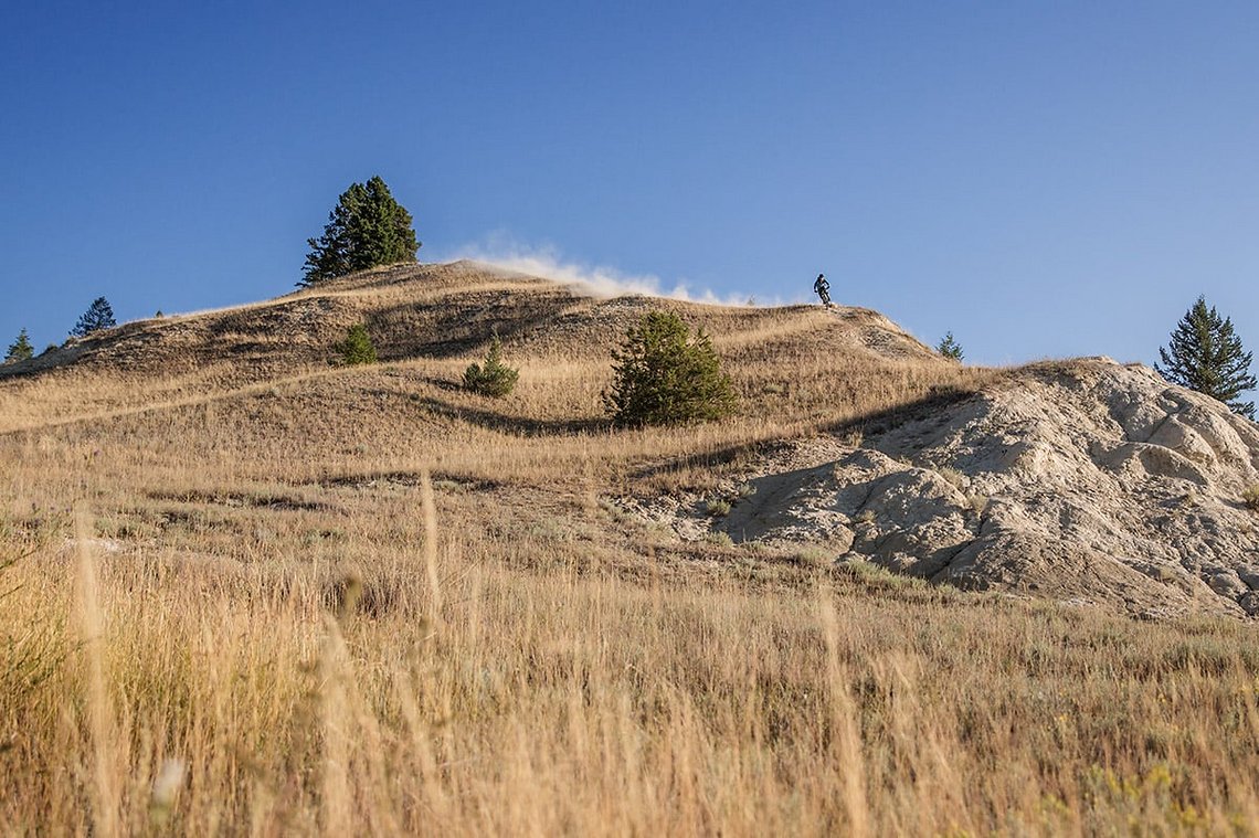 Ridge, direkt neben dem Campingplatz