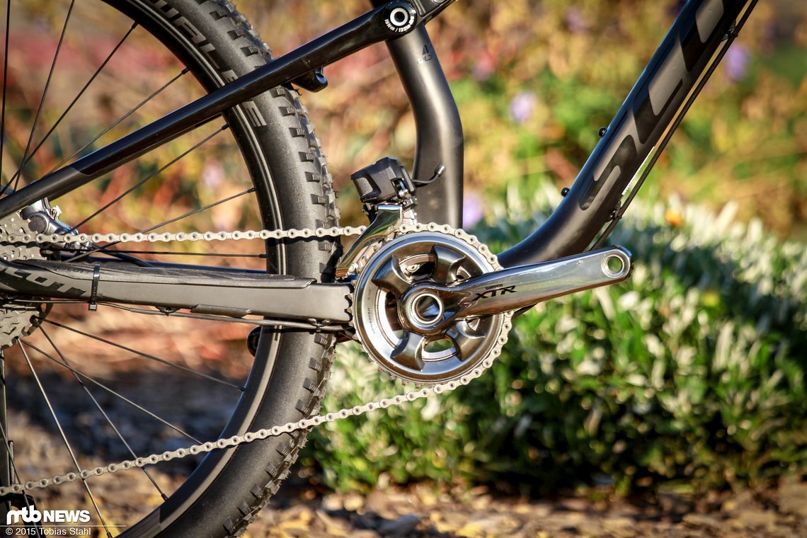 Die Shimano XTR Di2 erfordert ebenfalls einen Akku
