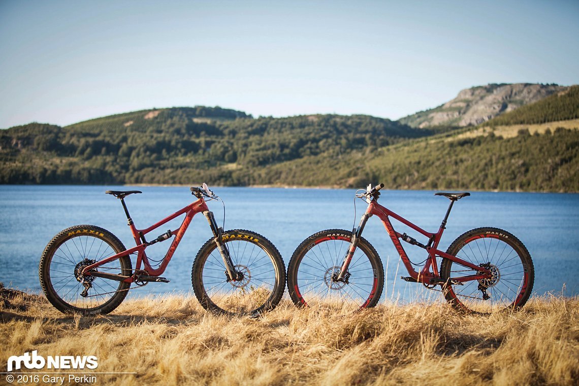 Nah dran aber doch unterschiedlich - zwei Laufradvarianten in einem Bike