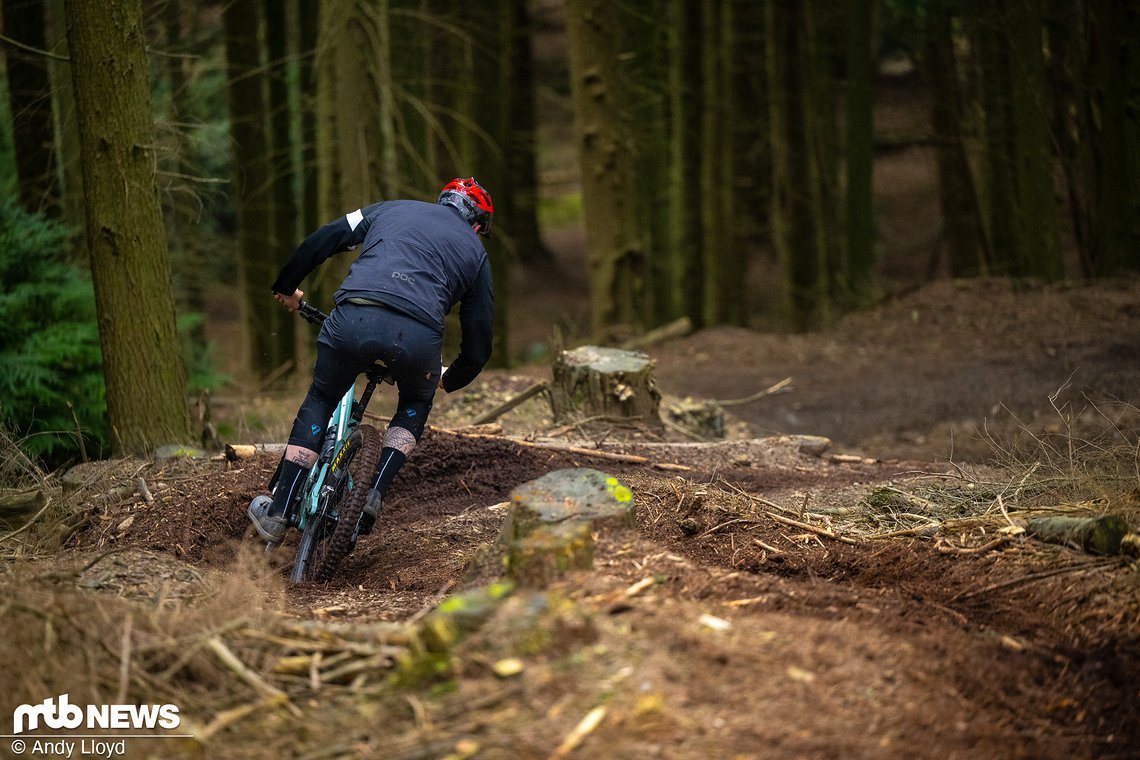 Auch wenn es mal etwas wilder zuging – das 130 mm Trail-Bike ließ sich nicht aus der Ruhe bringen.