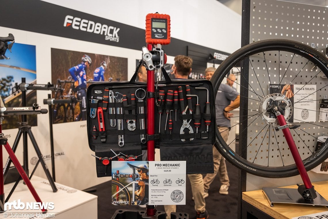 Natürlich gibts auch das passenden Werkzeug am Stand von Feedback Sports auf der Eurobike 2023.