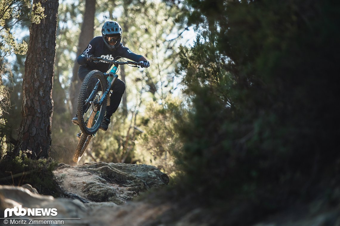 Auch ganz ohne Shapeshifter ist das Yeti SB160 ein sehr spritziges und angenehmes Rad im Uphill