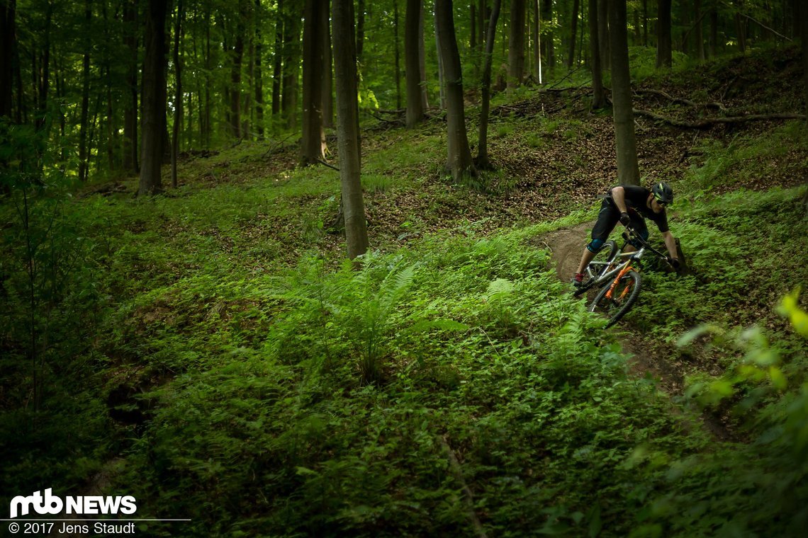 Auf Flowtrails kann man den mittleren Modus nutzen