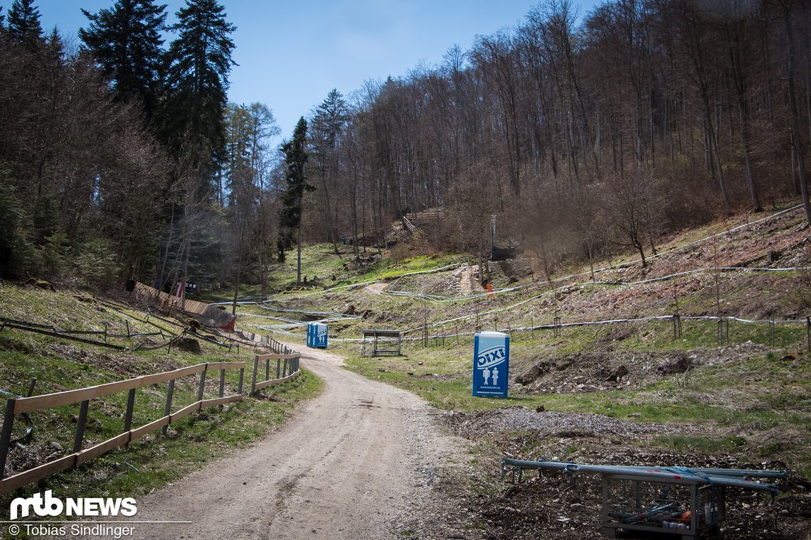 Der Blick hinauf ins Bullentäle