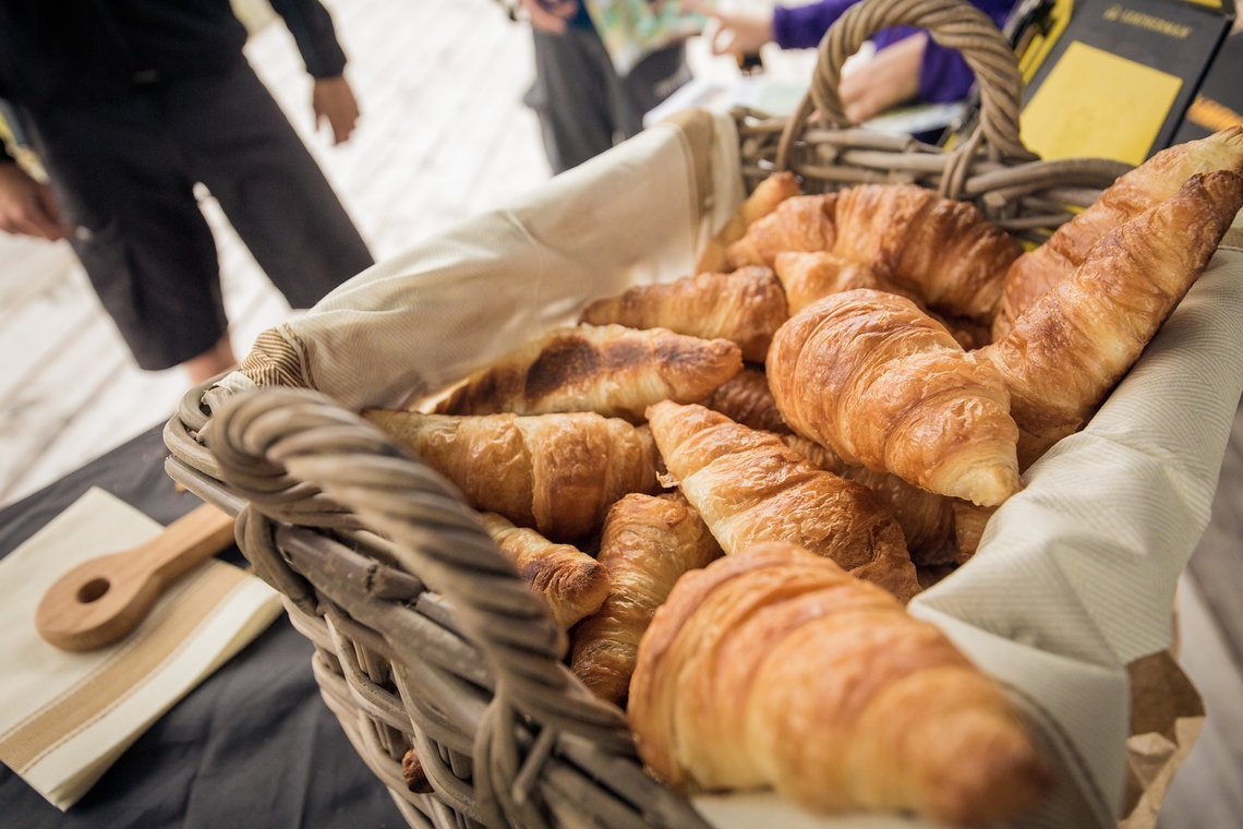 Frische Hörnlis, deren eilige Abholung uns am frühen Morgen einen Kratzer im Mietwagen einbrachte