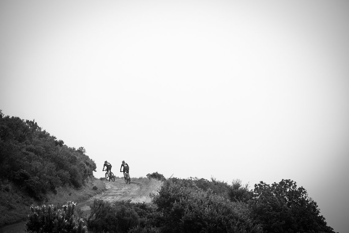 Riders work their way along the route during the Prologue of the 2019 Absa Cape Epic Mountain Bike stage race held at the University of Cape Town in Cape Town, South Africa on the 17th March 2019.

Photo by Justin Coomber/Cape Epic

PLEASE ENSURE